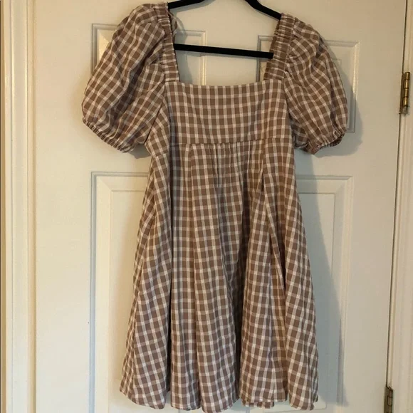 Carly Jean Los Angeles Libbey Dress - Gingham - Picture 2 of 5
